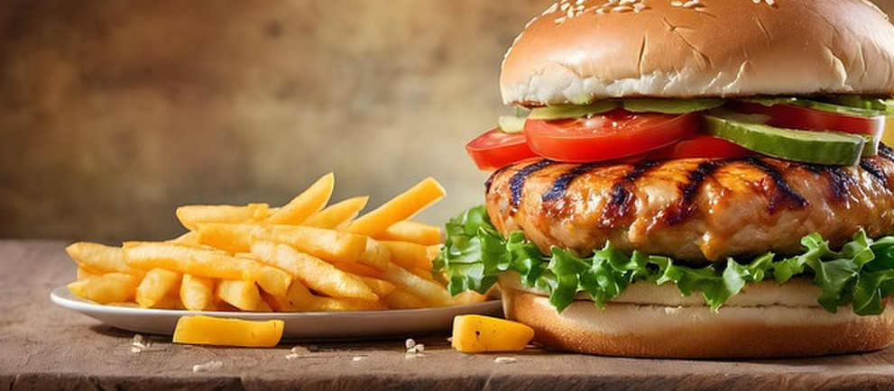 Symbolfoto von der Produktgruppe Burger XXL