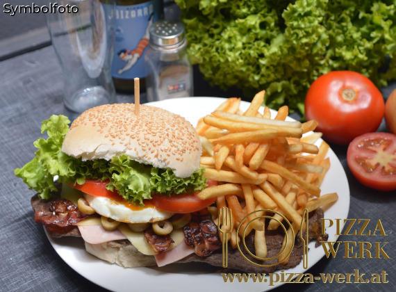 Cheese Burger; Bacon Cheese Burger; The Mexikaner Burger; Californian Burger; Ranch Burger; Crispy Chicken Burger; Pulled Beef Burger; Rebell Burger; Orient Burger